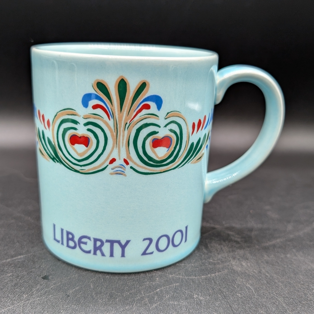 2001 Liberty London Year Mug, Poole Pottery, Made In England